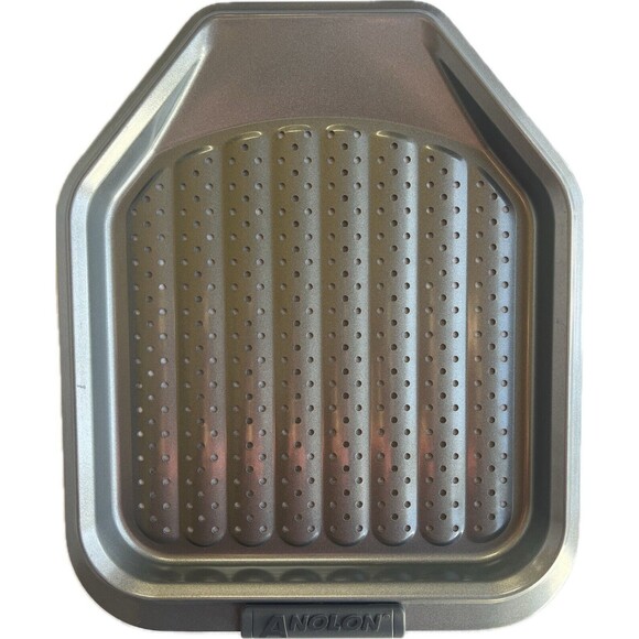Anolon Nonstick Crisper Suregrip Bakeware Silicone Handle Tray 11 x 13 - Picture 1 of 5